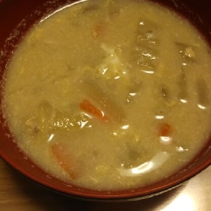 スープみたいになっちゃいましたが、めんつゆで簡単に出来ました。